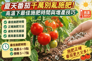 夏天番茄千萬別亂施肥！ compressed