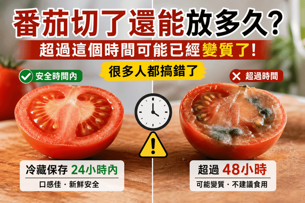 番茄切了還能放多久?超過這個時間可能已經變質了!很多人都搞錯了 4.28番茄切了还能放多久? compressed compressed